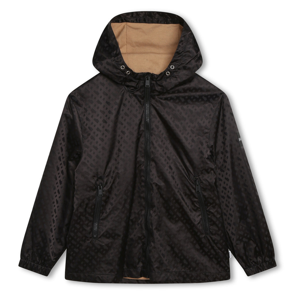 BOSS Hooded windbreaker