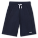 Plain fleece Bermuda shorts