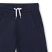 Plain fleece Bermuda shorts