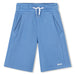 Plain fleece Bermuda shorts