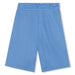 Plain fleece Bermuda shorts