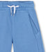 Plain fleece Bermuda shorts