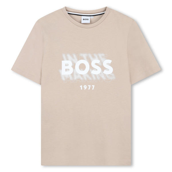 Short-sleeved cotton T-shirt
