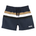 Striped swim shorts