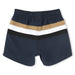 Striped swim shorts