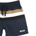 Striped swim shorts