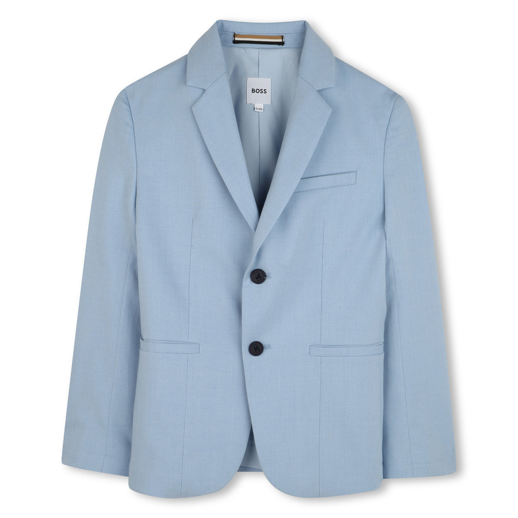 Buttoned suit jacket