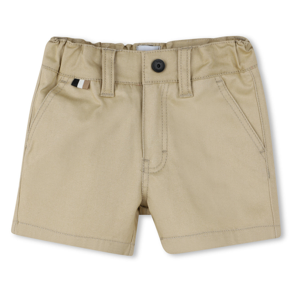 Short uni en coton