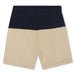 Two-tone fleece shorts