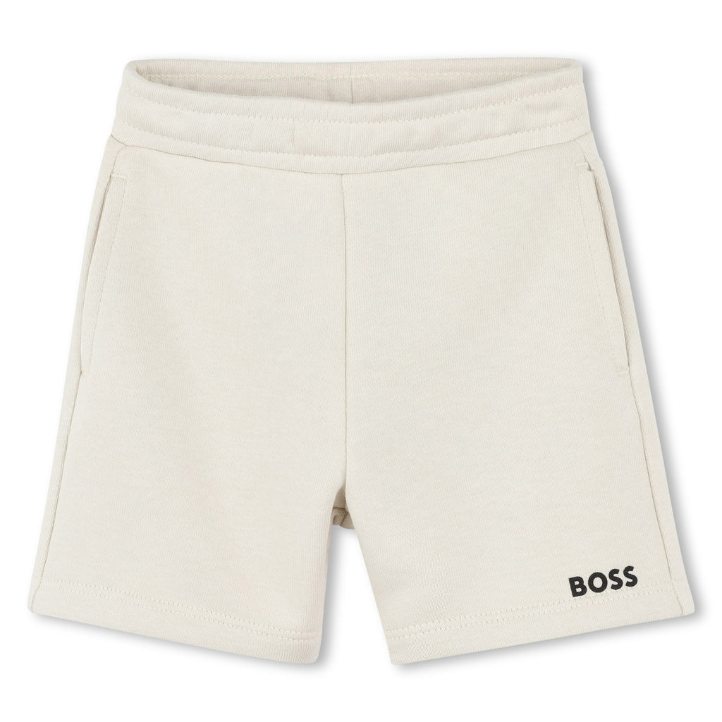 Plain fleece shorts