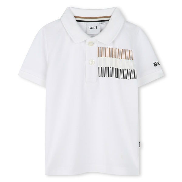 Short-sleeved polo shirt