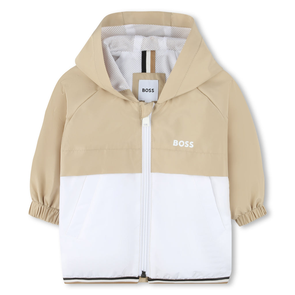 Hooded windbreaker