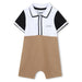 Short colour-block romper