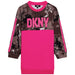 Printed fleece dress