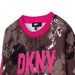 Printed fleece dress