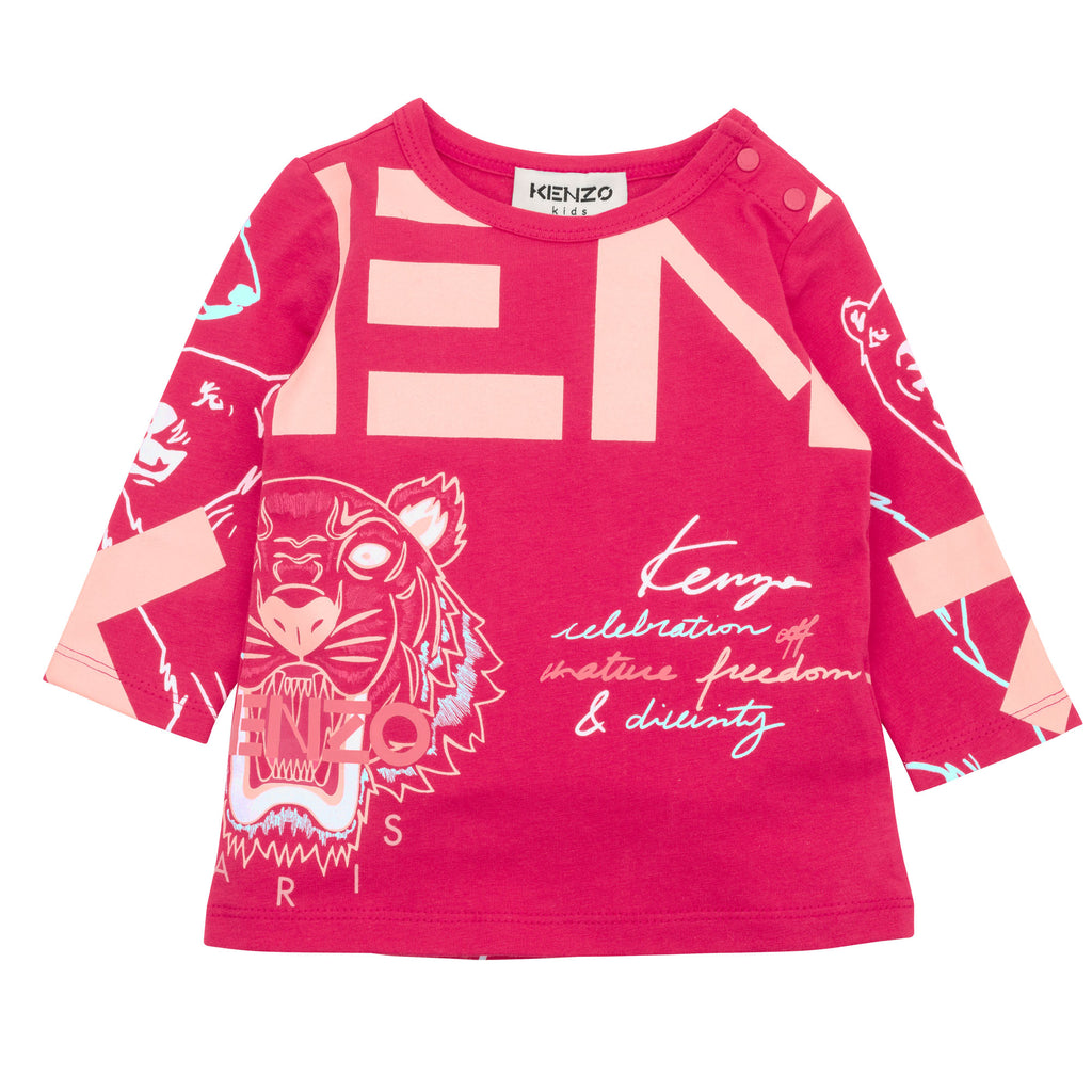 Printed cotton t-shirt