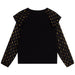 T-shirt with frills and motifs