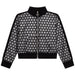 Stand-up collar sweatshirt