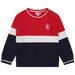 Striped knitted jumper