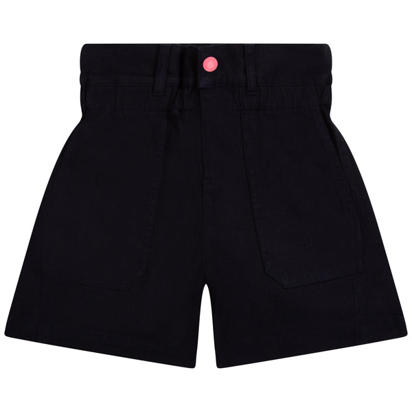 Flared shorts with embroidery